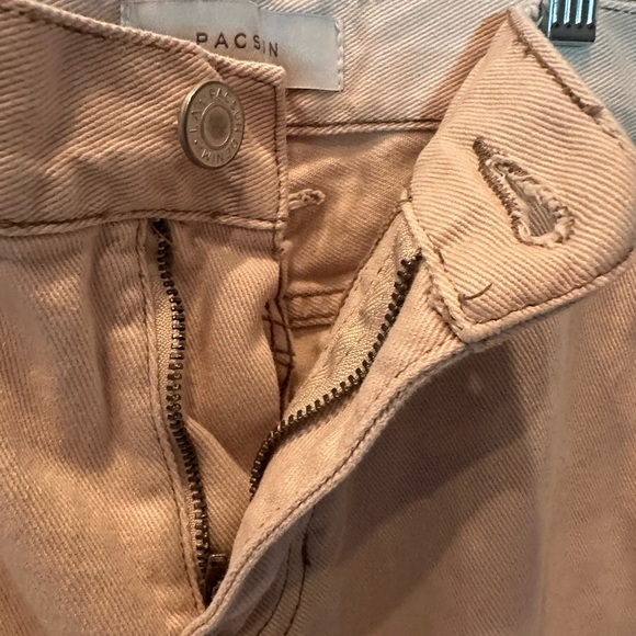 Pacsun Men's Baggy Cargo Convertible Utility Jeans Skater Outdoors Y2K Sz 28x30 - Picture 6 of 8